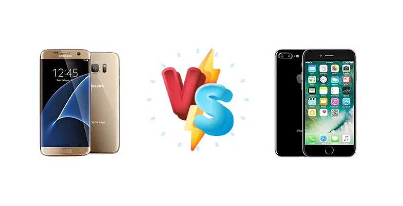 Samsung Galaxy S7 edge (USA) vs Apple iPhone 7 Plus