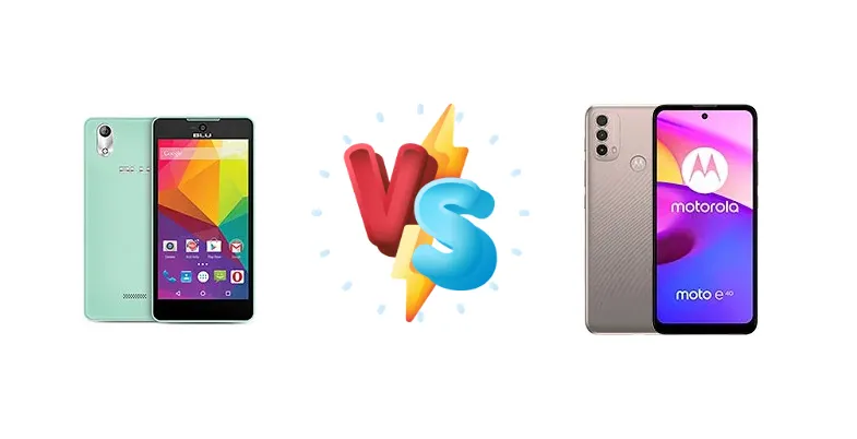BLU Studio C 5 + 5 LTE vs Motorola Moto E40