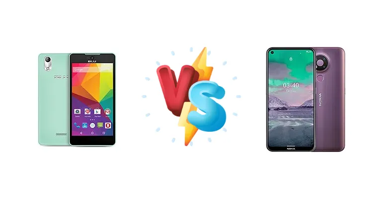 BLU Studio C 5 + 5 LTE vs Nokia 3.4