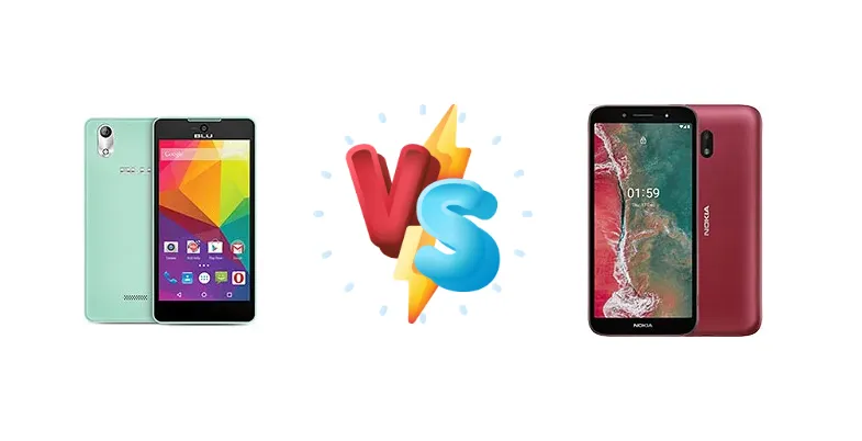 BLU Studio C 5 + 5 vs Nokia C1 Plus