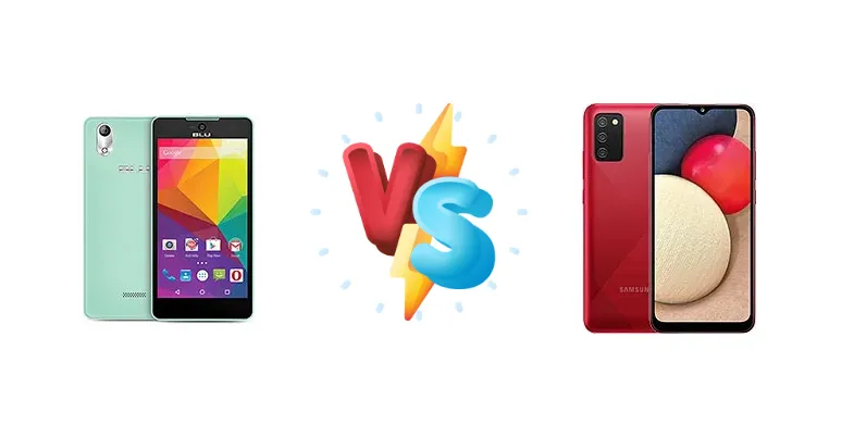 BLU Studio C 5 + 5 vs Samsung Galaxy A02s