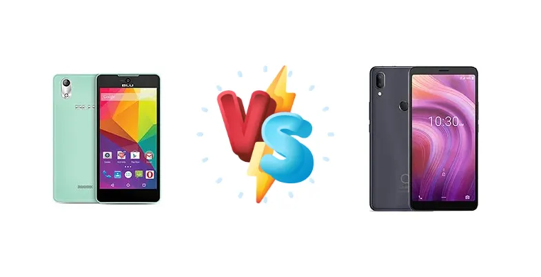 BLU Studio C 5 + 5 vs alcatel 3v (2019)