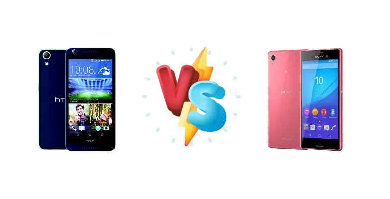 HTC Desire 626G+ vs Sony Xperia M4 Aqua