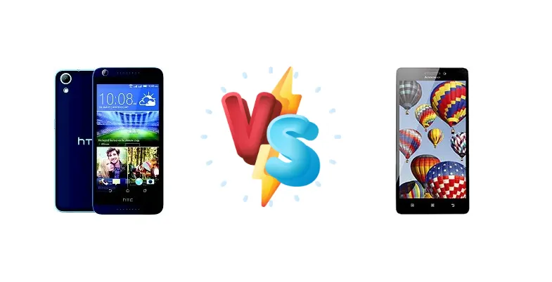 HTC Desire 626G+ vs Lenovo A7000 Turbo