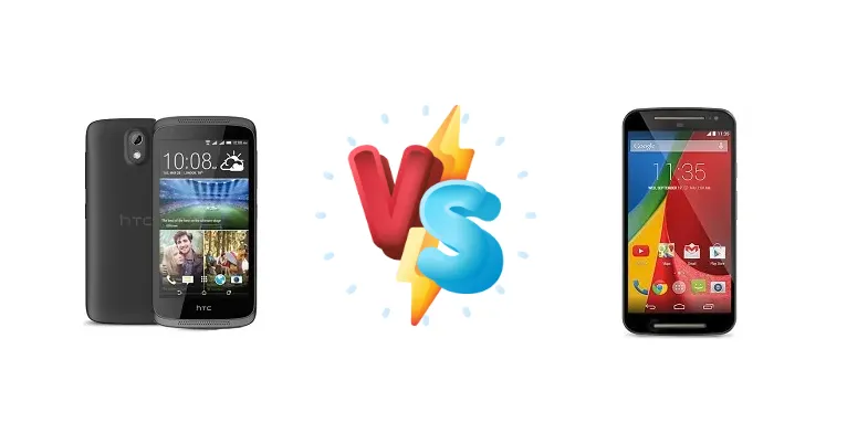 HTC Desire 526G+ dual sim vs Motorola Moto G (2nd gen)