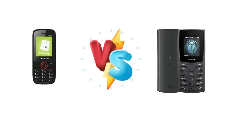Celkon C348+ vs Nokia 105 4G 2nd Edition