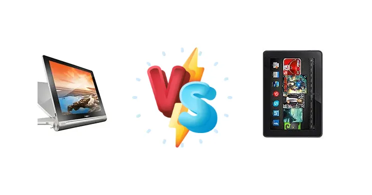 Lenovo Yoga Tablet 10 HD+ vs Amazon Kindle Fire HDX 8.9
