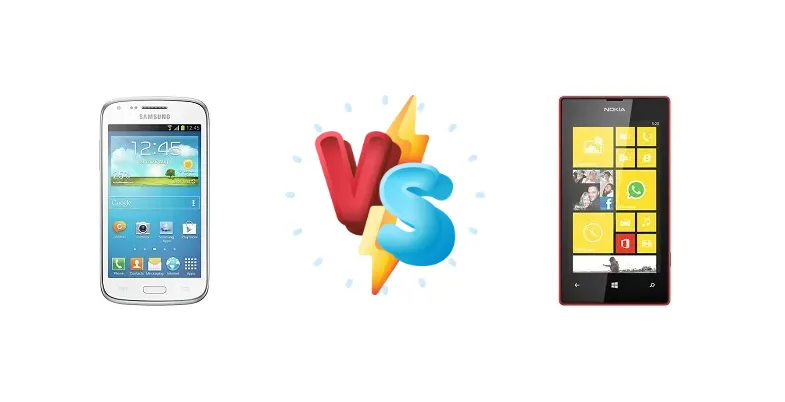 Samsung Galaxy Core I8260 vs Nokia Lumia 520