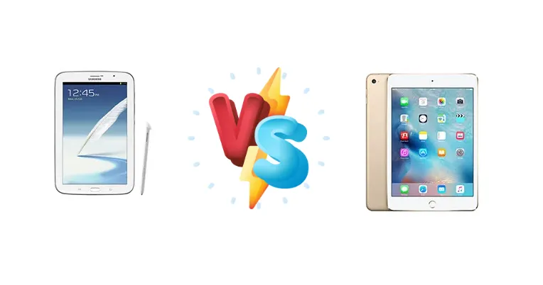 Samsung Galaxy Note 8.0 vs Apple iPad mini 4 (2015)