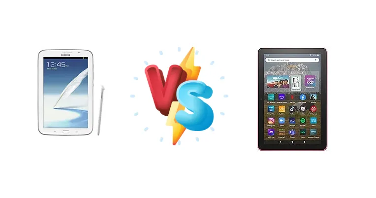 Samsung Galaxy Note 8.0 vs Amazon Fire HD 8 (2022)