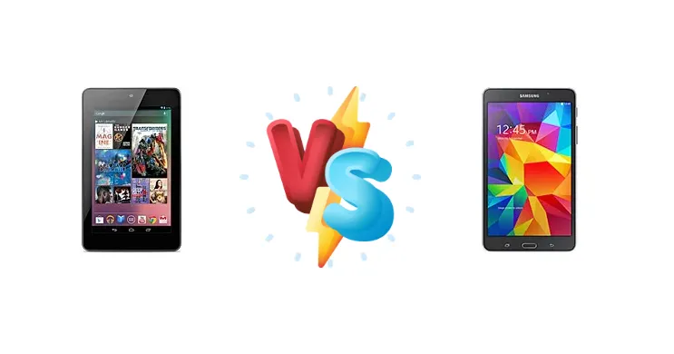 Asus Google Nexus 7 Cellular vs Samsung Galaxy Tab 4 7.0 LTE