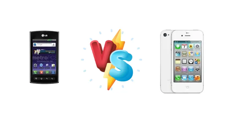 LG Optimus M+ MS695 vs Apple iPhone 4s