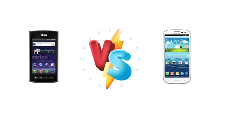 LG Optimus M+ MS695 vs Samsung Galaxy S III CDMA