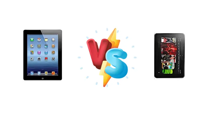 Apple iPad 3 Wi-Fi + Cellular vs Amazon Kindle Fire HD 8.9