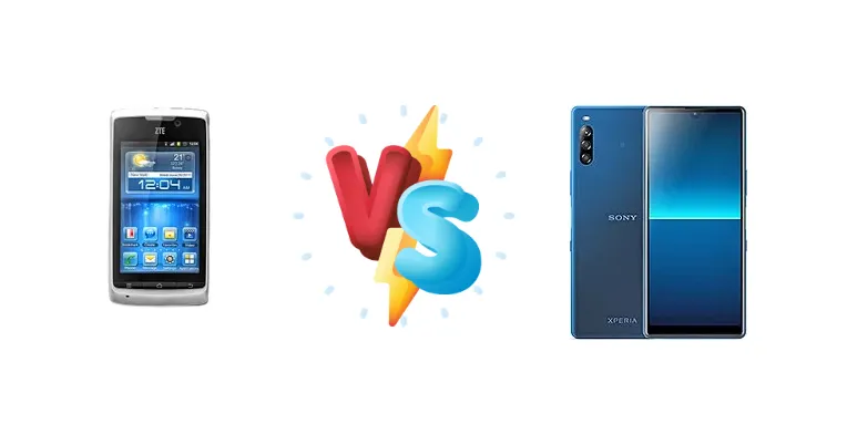 ZTE Blade II V880+ vs Sony Xperia L4