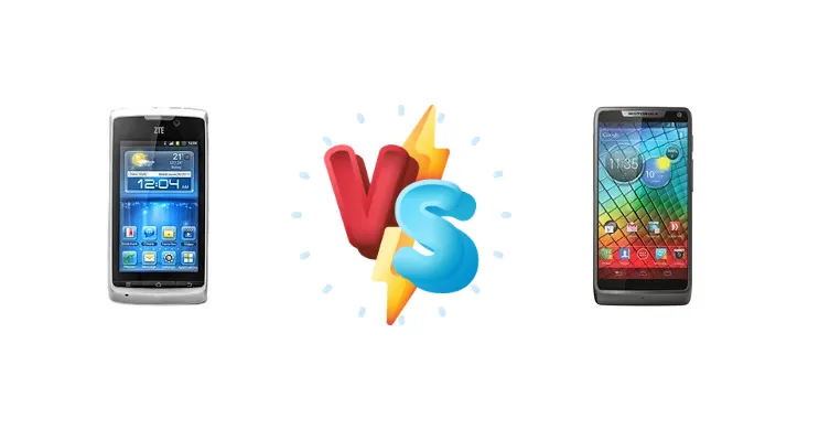 ZTE Blade II V880+ vs Motorola RAZR i XT890