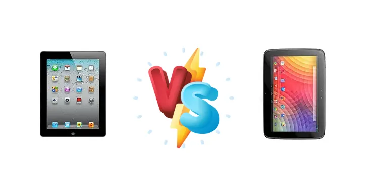 Apple iPad 2 Wi-Fi + 3G vs Samsung Google Nexus 10 P8110