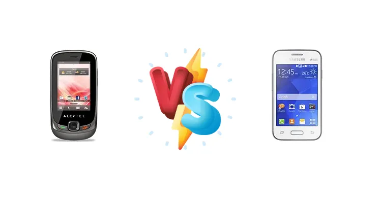 alcatel OT-602 vs Samsung Galaxy Young 2