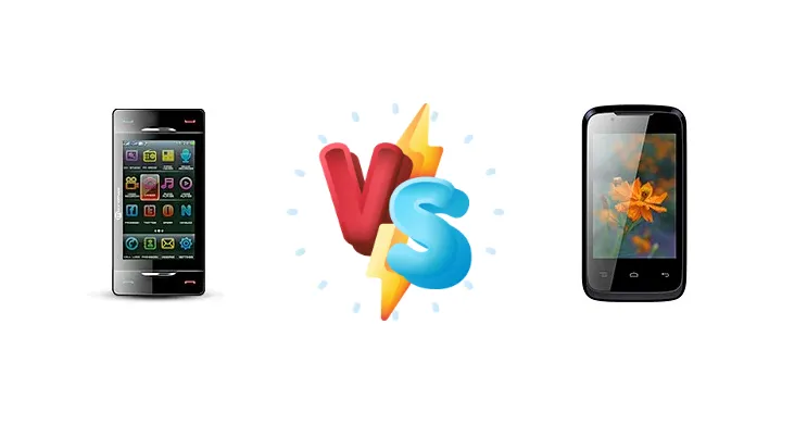 Micromax X600 vs Lava Iris 356