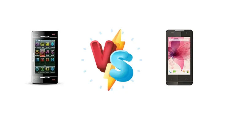 Micromax X600 vs Lava Iris 400Q