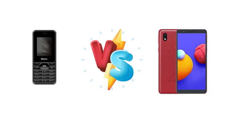 Haier M320+ vs Samsung Galaxy A01 Core