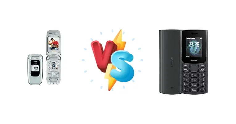 Bird V5518+ vs Nokia 105 4G 2nd Edition