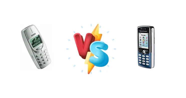 Nokia 3310 vs Sony Ericsson T610