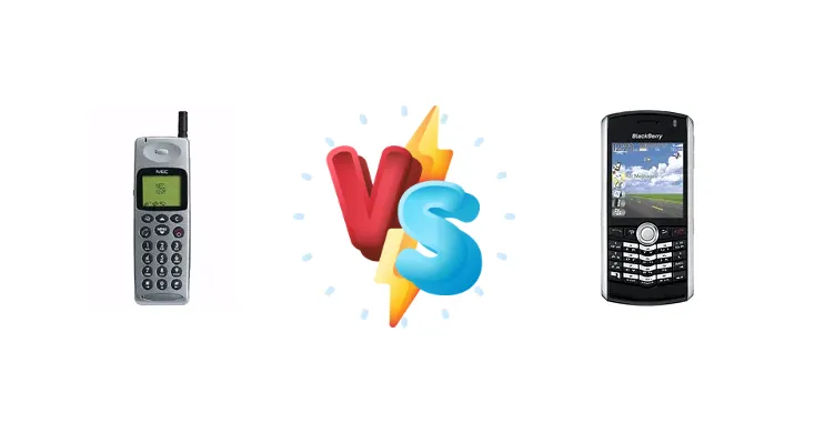 NEC G9D+ vs BlackBerry Pearl 8100