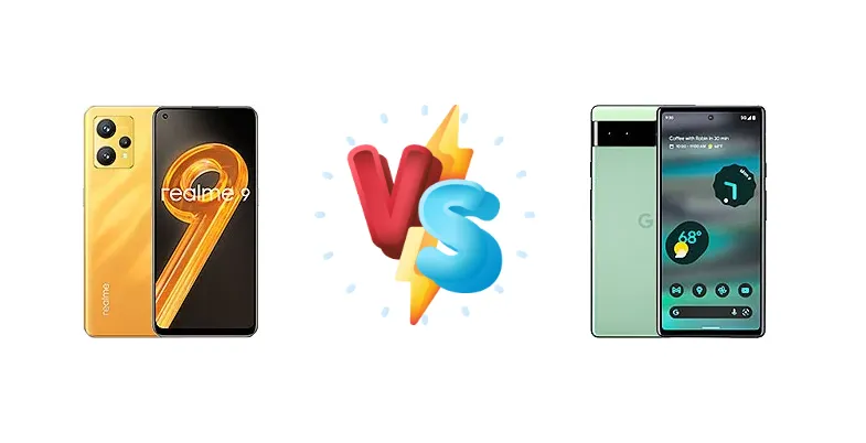 Realme 9 vs Google Pixel 6a