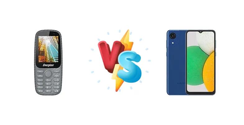 Energizer E24 vs Samsung Galaxy A03 Core