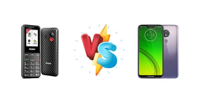 Energizer E4 vs Motorola Moto G7 Power