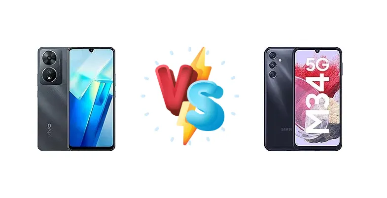 vivo T2 (India) vs Samsung Galaxy M34 5G