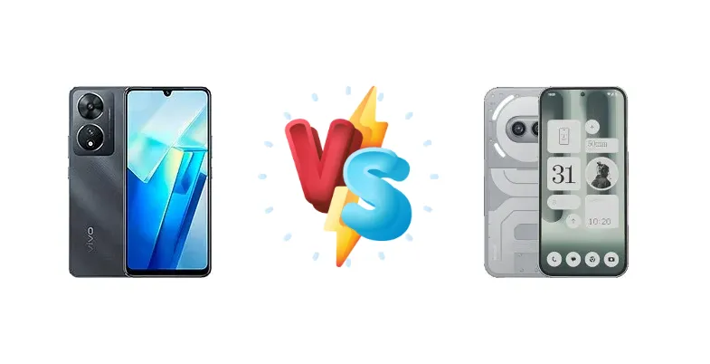 vivo T2 (India) vs Nothing Phone (2a) Plus
