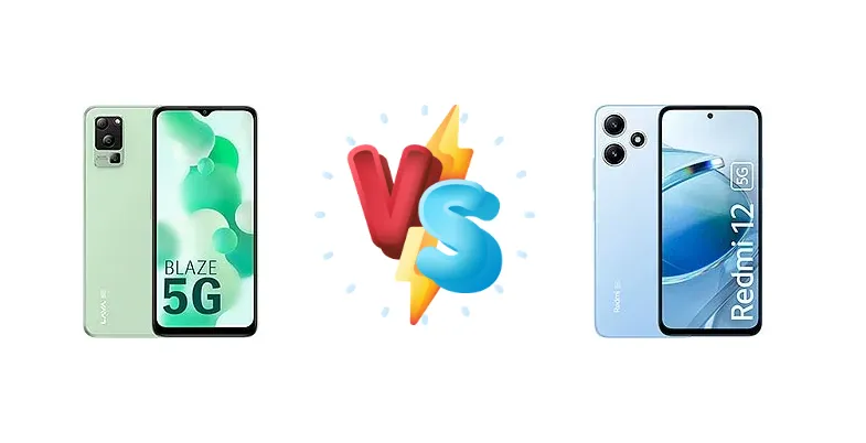 Lava Blaze 1X vs Xiaomi Redmi 12 5G