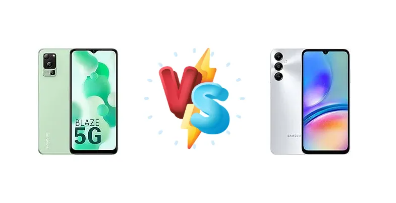 Lava Blaze 1X vs Samsung Galaxy A05s