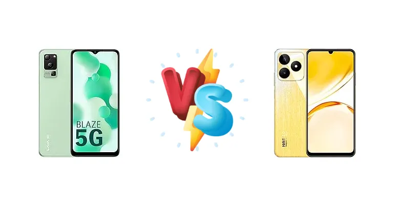 Lava Blaze 1X vs Realme Narzo N53