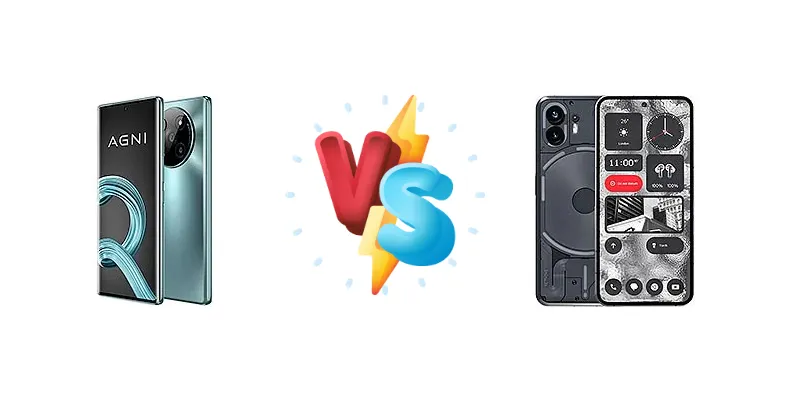 Lava Agni 2 vs Nothing Phone (2)