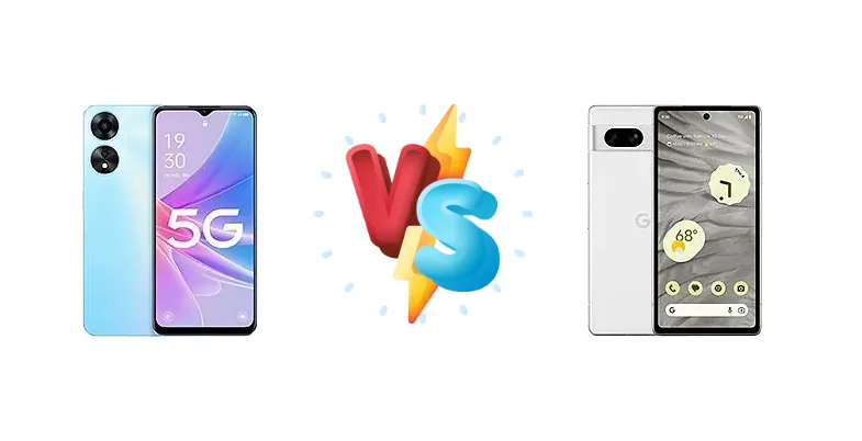 Oppo A1x vs Google Pixel 7a