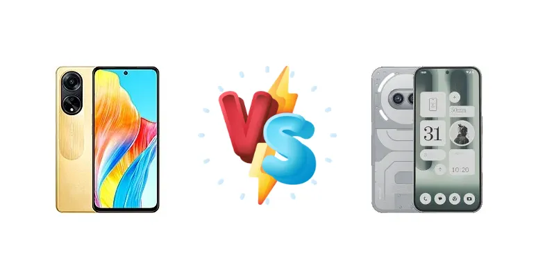 Oppo F23 vs Nothing Phone (2a) Plus