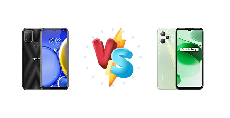 HTC Wildfire E2 Play vs Realme C35