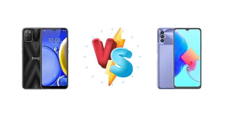 HTC Wildfire E2 Play vs Tecno Spark 8P