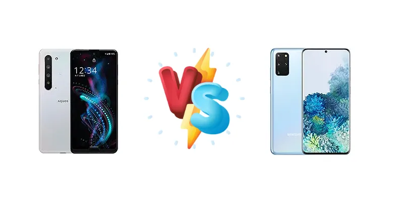 Sharp Aquos R5G vs Samsung Galaxy S20+ 5G