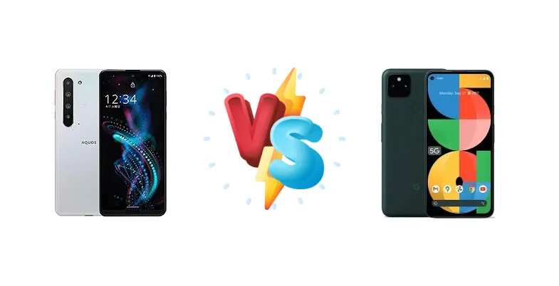 Sharp Aquos R5G vs Google Pixel 5a 5G