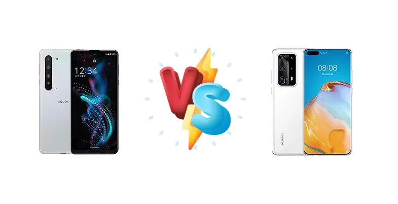 Sharp Aquos R5G vs Huawei P40 Pro+