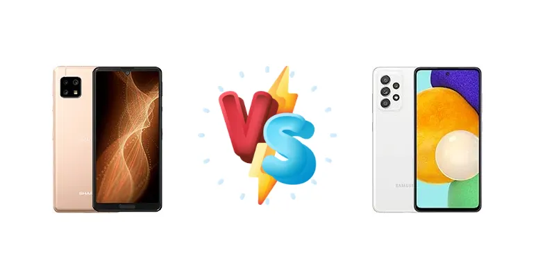Sharp Aquos sense5G vs Samsung Galaxy A52 5G
