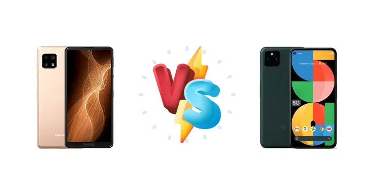 Sharp Aquos sense5G vs Google Pixel 5a 5G