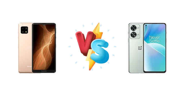 Sharp Aquos sense5G vs OnePlus Nord 2T