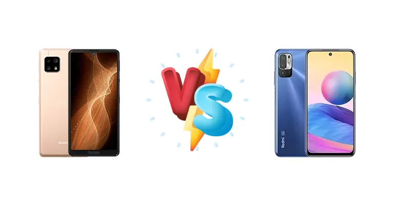 Sharp Aquos sense5G vs Xiaomi Redmi Note 10 5G