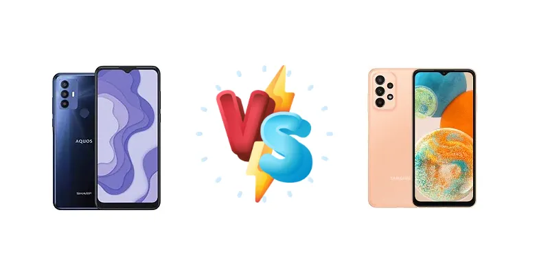 Sharp Aquos V6 Plus vs Samsung Galaxy A23 5G