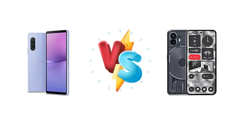 Sony Xperia 10 V vs Nothing Phone (2)